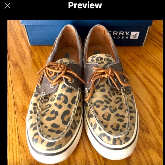 Sperry Shoes - Leopard Sperrys no box